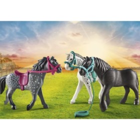 Set trei cai: frizian, knabstrupper, andaluz